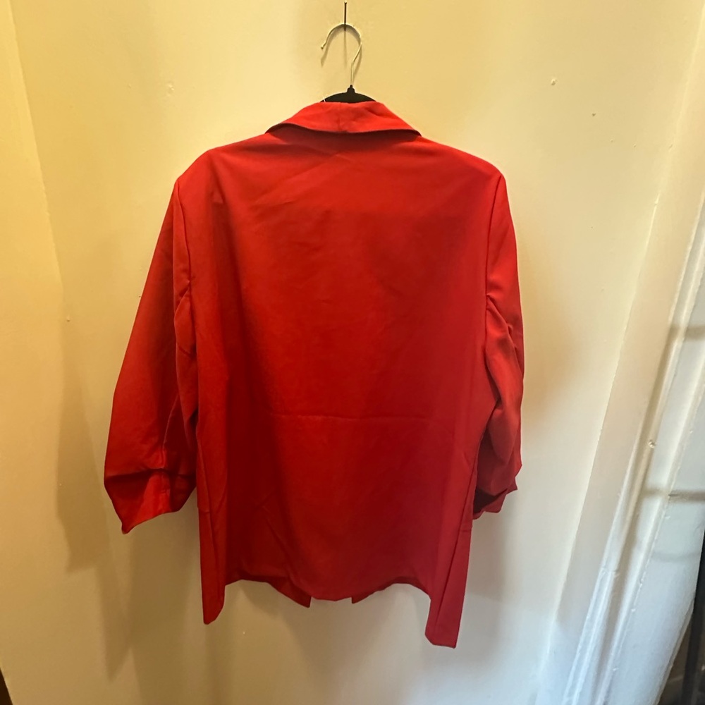 Cooper & Ella Vibrant Red Blazer